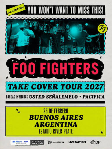 Foo fighters vuelve a Argentina por 5ta vez